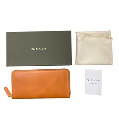 新品未使用】キチジツ paka-pen コーラル イタリアンレザー ペンケース