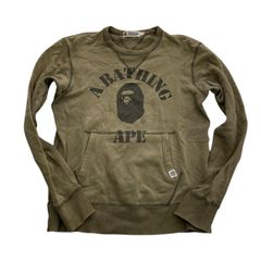 A BATHING APE カレッジロゴ 両V スウェット S - メルカリ