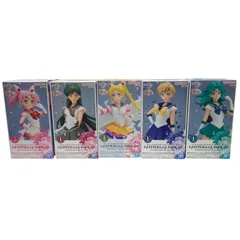 186000 新品未使用 BANDAI NAMCO バンダイナムコ セーラームーン GLITTER&GLAMOURS フィギュア 5点まとめ売り
