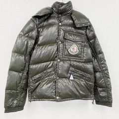MONCLER K2 モンクレール ダウンジャケット デカワッペン カーキ M