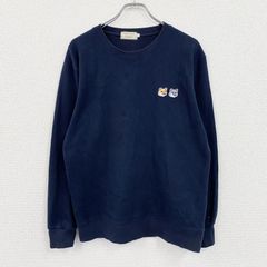 訳あり MAISON KITSUNE メゾンキツネ スウェット ネイビー - メルカリ