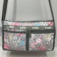 3438　LeSportsac　レスポートサック　セレナーデ　ワンショルダーバック　肩掛け 斜めがけ　花柄　てんとう虫　ハワイ　ショルダー紐調節可能　蝶