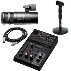 YAMAHA AG03mk2(ライブ配信セット)マイク、ヘッドホン、ケーブル付き