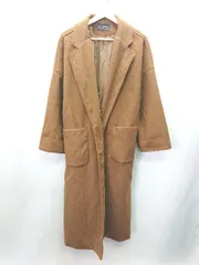 ■ ◎ La-gemme ラジエム シンプル ロング丈 キレイめ 長袖 コート サイズ表記なし ブラウン レディース E  【1405140011432】のサムネイル