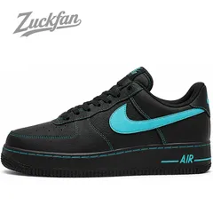 【新品・未使用】海外限定 新品NIKE AIR FORCE 1 LOW BLACK TIFFANY エア フォース 1 ロー ブラック ティファニー 黒 メンズ レディース ナイキ スニーカー hq2037002n