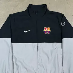 L NIKE FC バルセロナ バイカラー ウィンドブレーカー