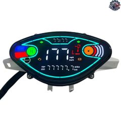 アドレスv125gデジタルメーター（加工済） ポン付け可能 アドレスv125gデジタルメーター（加工済） ポン付け可能 - メルカリ