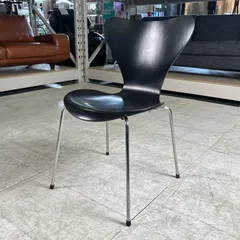 Fritz Hansen セブンチェア ブラック Arne Jacobsen フリッツハンセン デンマーク製 2004年 ③のサムネイル