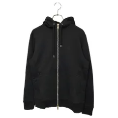1PIU1UGUALE3 ウノピゥウノウグァーレトレ NECK ZIP PARKA ジップアップ パーカー MRB618 CTN058 5 ブラック/シルバー メンズのサムネイル
