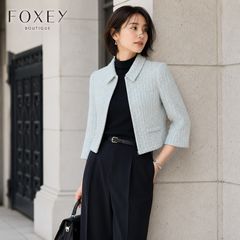 極美品☆FOXEY/フォクシー ジャケット リトルジュエル サンドベージュ