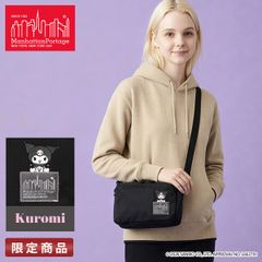 新品】マンハッタンポテージ× KUROMI カジュアルメッセンジャー スリム