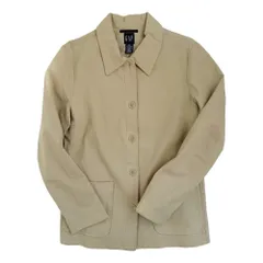 90s  OLDGAP  テーラードジャケット ベージュ　Y2K ギャップ  紺タグのサムネイル