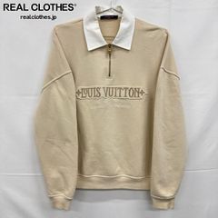 6501【美品・タグ付】ルイヴィトン モノグラム柄 ハーフジップベロア 