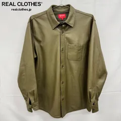 2026年最新】supreme leather shirtの人気アイテム - メルカリ