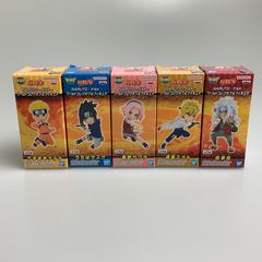 [중고품] NARUTO 나루토 월드 콜렉터블 피규어 WCF 5종 세트 나루토, 사스케 등 [051-260514-SH-05-min]