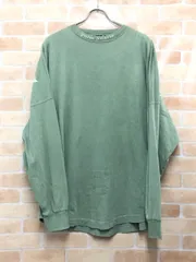 【中古】 Palm Angels パームエンジェルス クルーネック ロングスリーブTシャツ グリーン XL 111453533のサムネイル