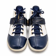 NIKE ZM LEBRON スエード スニーカー グレー/赤 レブロン - メルカリ