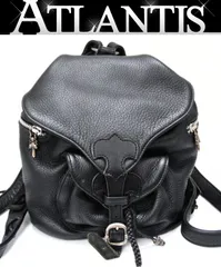 CHROME HEARTS 新宿店 クロムハーツ フレアニー ミニ リュック レザー SV925 黒 【30792】のサムネイル