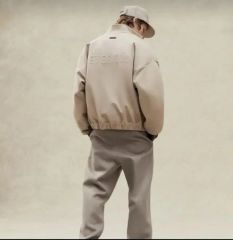 26SSacne studious ロゴジッパージャケットマッシュルームベージュ