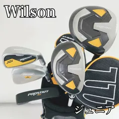 ジュニア Wilson ウィルソン PROSTAFF プロスタッフ JGi ゴルフ クラブ セット 子供 初心者 入門 バッグ付き 右利き パター付 83Y-44