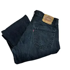90s USA製 Levi's 501 ブラックデニム W36 ブラック 先染め　リーバイス 黒デニム 