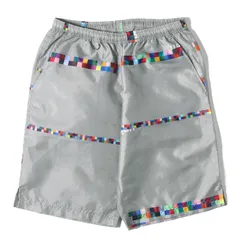 UNIFORM EXPERIMENT ユニフォームエクスペリメント パンツ グレー サイズ:1 | カラーチャート ボーダー イージーショーツ (COLOR CHART EASY SHORTS) | ボトムス ショートパンツ【メンズ】【中古】のサムネイル