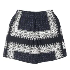 【美品】COOTIE クーティー パンツ ブラック 黒 サイズ:M | 22SS バンダナ柄 レーヨン イージーショーツ(Rayon Easy Shorts) | ボトムス ショートパンツ【メンズ】【中古】のサムネイル