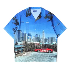 【美品】Lafayette / LFYT ラファイエット シャツ ブルー サイズ:XXL | 25SS マンハッタン 風景柄 レーヨン オープンカラー 半袖シャツ(CITYSCAPE ALLOVER PATTERN SHIRT)【メンズ】【中古】のサムネイル