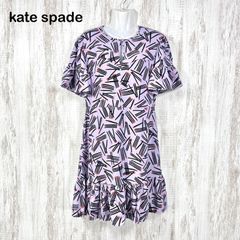 kate spade ひざ丈 ワンピース サイズ2 ケイトスペード ドレス 半袖
