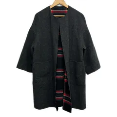 DRESSTERIOR(ドレステリア) コート サイズ36 S レディース美品  - ダークグレー×黒×マルチ 長袖/チェック柄/リバーシブル/冬のサムネイル