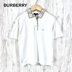 BURBERRY LONDON ポロシャツ 半袖 ホース刺繡 ノバチェック 黒 - メルカリ