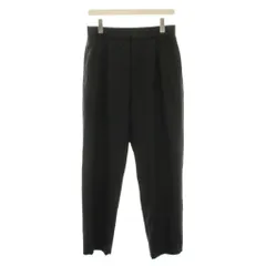 エイトン ATON WOOL TROPICAL TAPERED EASY PANTS ウール トロピカル テーパード イージー パンツ 4 黒 PRAGCW0700 /YMのサムネイル