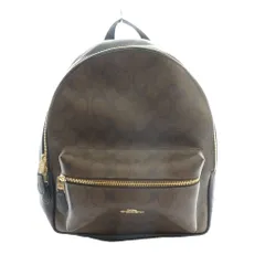 コーチ COACH チャーリー シグネチャー リュックサック デイパック 茶 ブラウン F32200 /SS ■OS