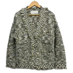whim gazette(ウィムガゼット) ジャケット サイズF レディース美品  - カーキ×グレー×マルチ 長袖/ニット/秋/冬のサムネイル