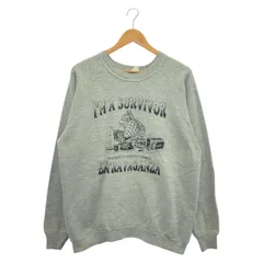 【中古】90s FRUIT OF THE LOOM I’M SURVIVOR スウェット XL グレー フルーツオブザルーム[92]のサムネイル