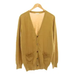 ドリスヴァンノッテン DRIES VAN NOTEN カーディガン ニット Vネック M ブラウン 黄土色 無地 長袖 KRDN-BM1-1020 /YMのサムネイル