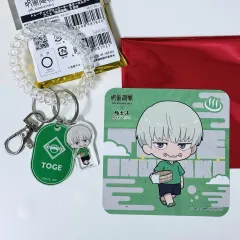 呪術廻戦 2026 極楽湯 らくスパ ロッカーキー風 キーホルダー 特典コースター 狗巻 棘