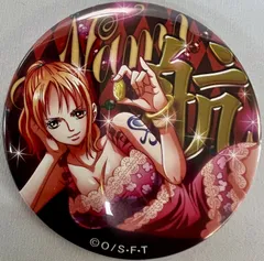 ワンピース 輩～YAKARA～缶バッジ PINK＆GOLD ナミ(航)