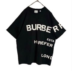 BURBERRY バーバリー ホースフェリー 半袖 Tシャツ 黒 ブラック - メルカリ
