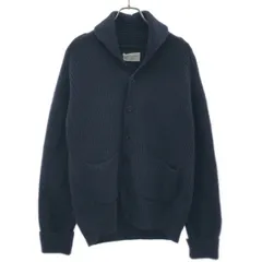 OUR LEGACY アワーレガシー BOILED SHAWL CARDIGAN ショールカラーニットカーディガン 1113-343-2083 ネイビー 48のサムネイル