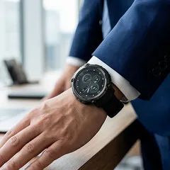 ガーミン GARMIN Instinct Crossover AMOLED ハイブリッドタフネスGPSウォッチ 商品番号 010-03398-30のサムネイル