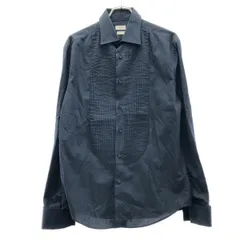 BRUNELLO CUCINELLI ブルネロクチネリ 22SS タキシードシャツ MH631S1876 ブルー Mのサムネイル