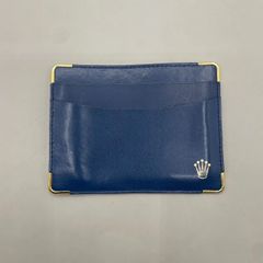 Rolex Novelty Card Case Red Leather - メルカリ