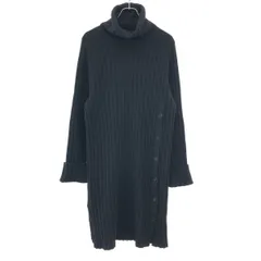 Yohji Yamamoto POUR HOMME ヨウジヤマモト プールオム 15AW タートルネックロングニットセーター HY-K39-187 ブラック 3のサムネイル