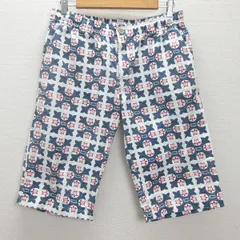 g■ビーチサウンド/Beach Sound ハーフパンンツ/ホヌ柄【XL】紺白/men's/37【中古】■のサムネイル