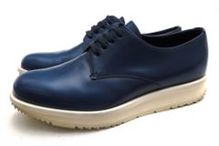 PRADA プラダ レザーシューズ 8.5 メンズ 2EG015 パンチング - メルカリ