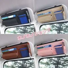  ステップワゴンスパーダ（ホンダ） ＲＰ３、４車用 サングラスホルダー 眼鏡クリップ サンバイザー取付 カード収納 小物整理 PUレザー 多色展開