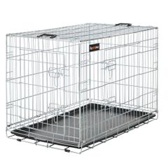 ほぼ新品＞ FEANDREA 大型犬 ケージ ダブルドア トレー付 室内外兼用