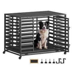 定価22980円】大型犬小屋 室内ペットケージ 金属製【95*65*85cm