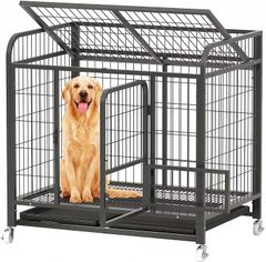 定価22980円】大型犬小屋 室内ペットケージ 金属製【95*65*85cm